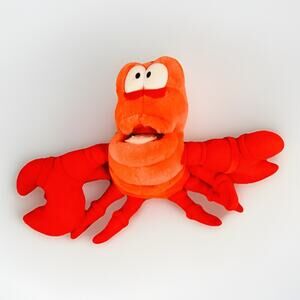 Disney Sebastian The Little Mermaid Plush Red Lobster 12” Stuffed Toy